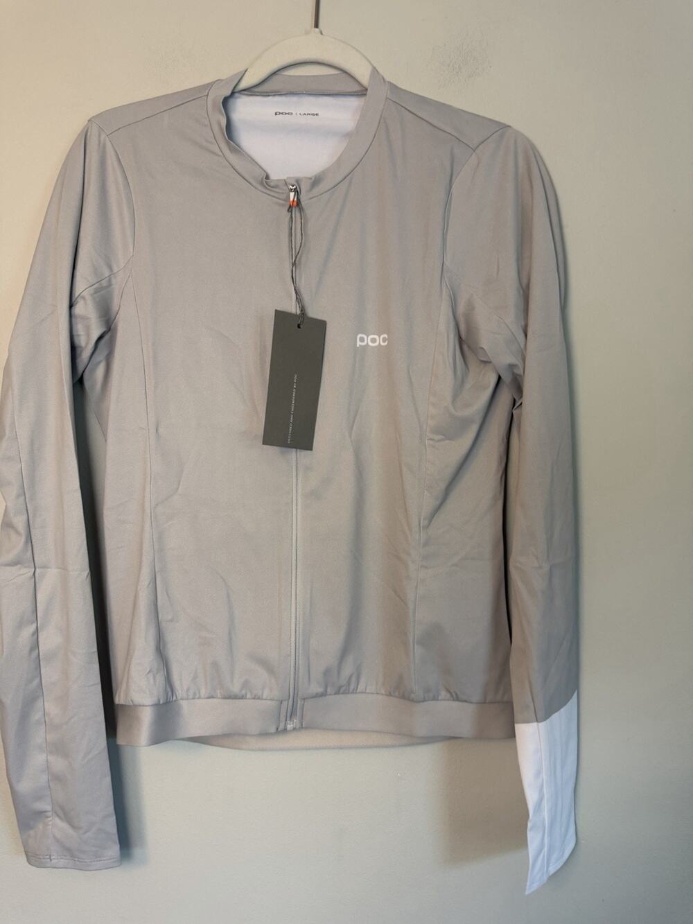POC Men's Cadence Long Sleeve Jersey Granite Grey Sz L NWT $170